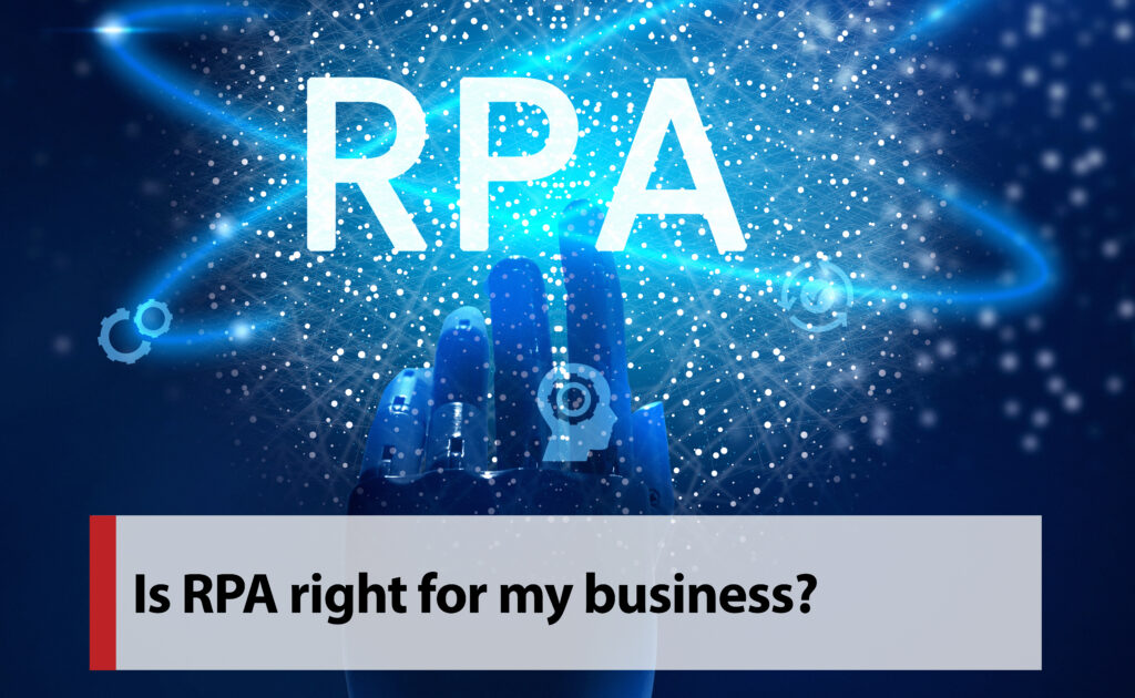 RPA automation for efficient business management process